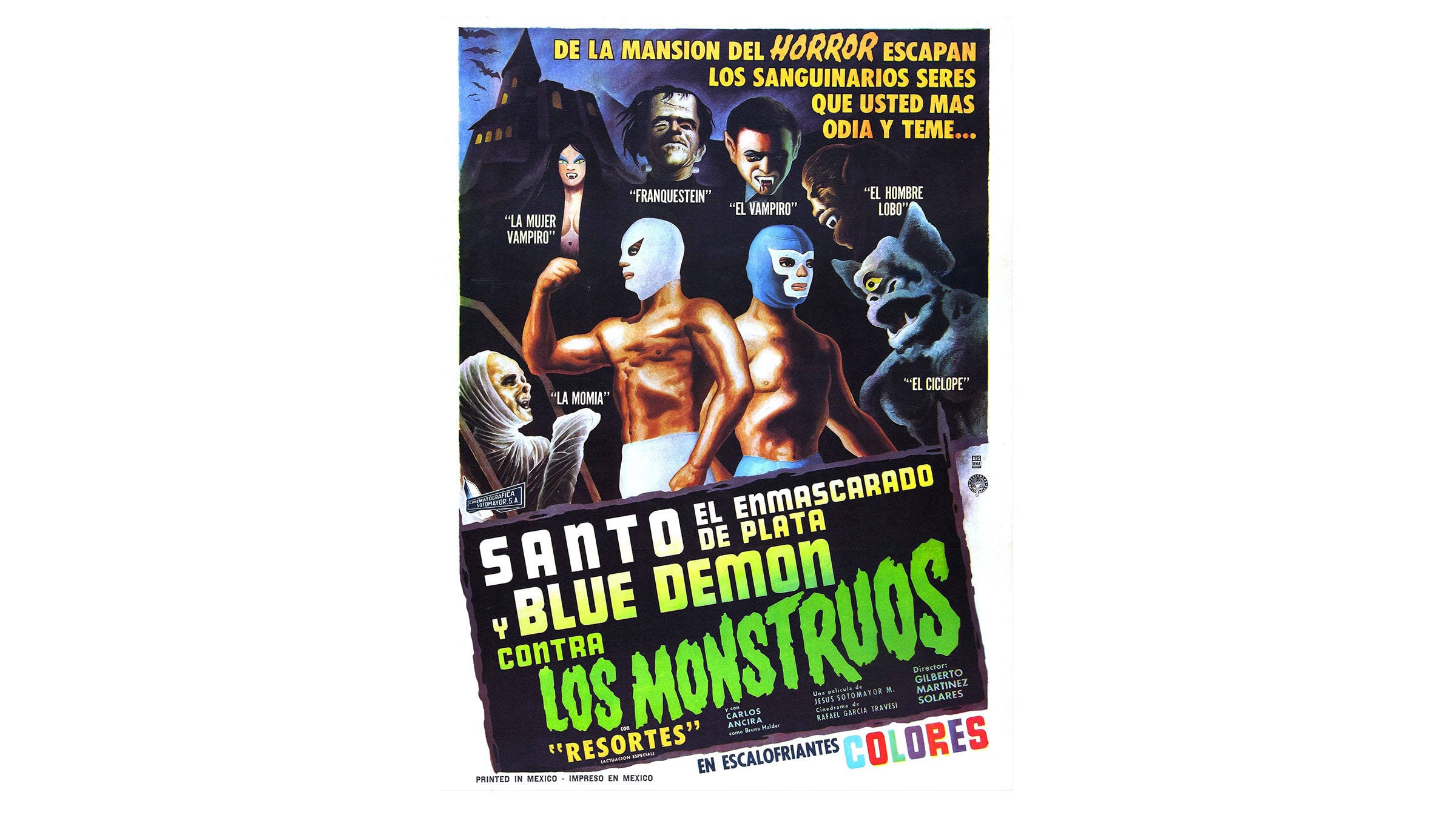 Santo ve Blue Demon, Canavarlara Karşı