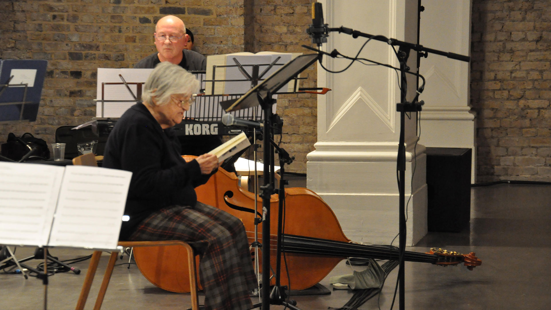 Etel Adnan: Müzik İçin Yazmak  <br> Gavin Bryars, Serhan Ada slide 0