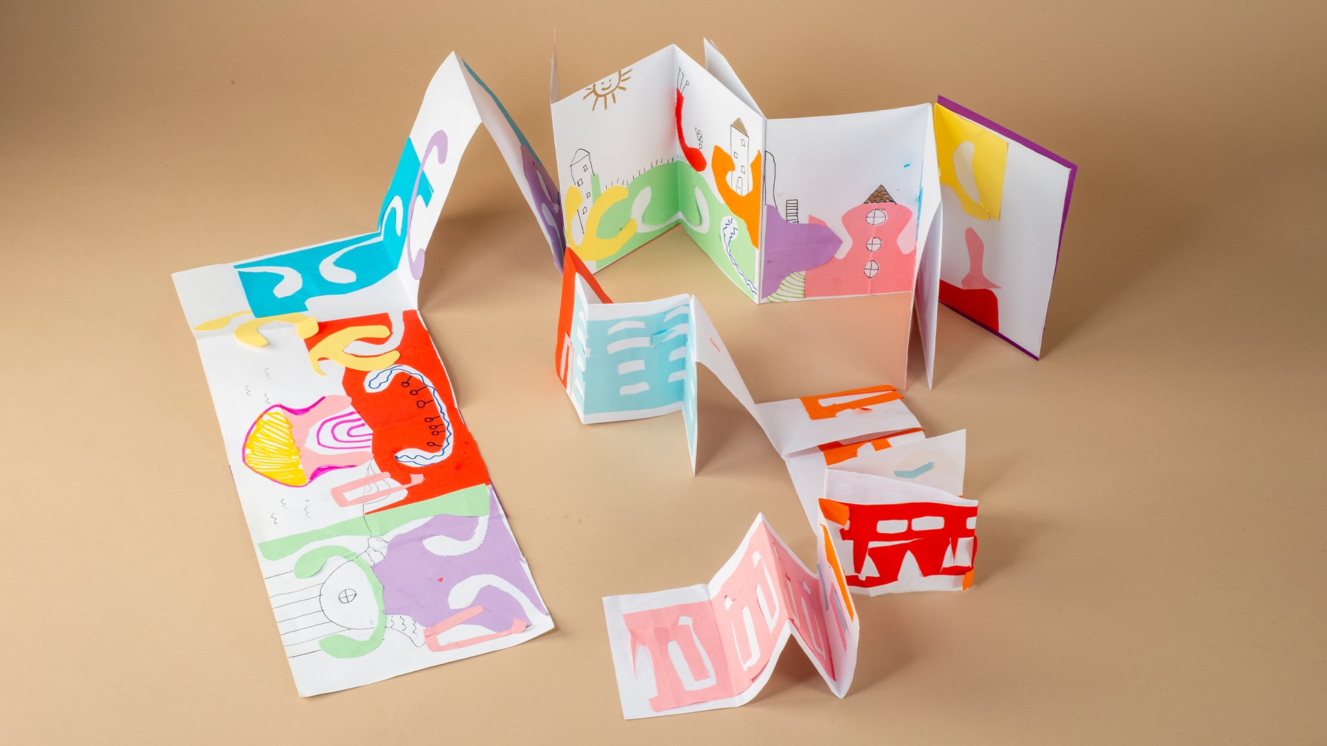 Kirigami ile Soyut Şehirler görsel 0