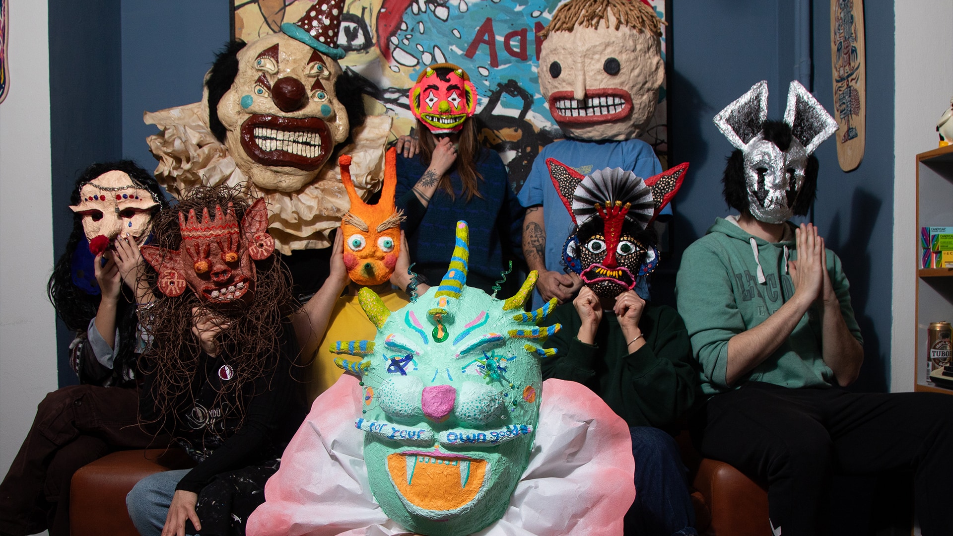 Saklan ya da Ortaya Çık: Papier-Mâché Maskeler